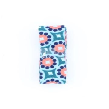 Katoenen biaisband retro print