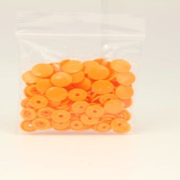 Kam Snaps - Licht Oranje 25 stuks