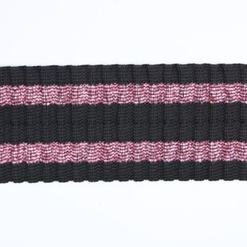 Pink Lurex Stripes