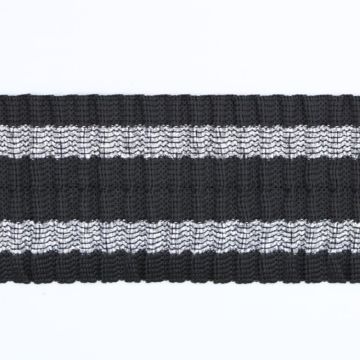 Silver Lurex Stripes