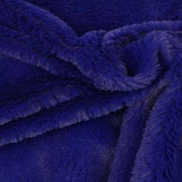 Kortharig Bont - Indigo Blauw