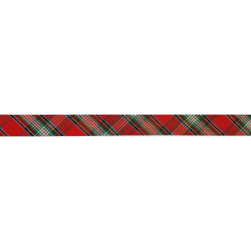 Biaisband - Ruit - Red/Green