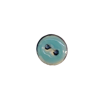 Knoop Glans Aqua - 11mm