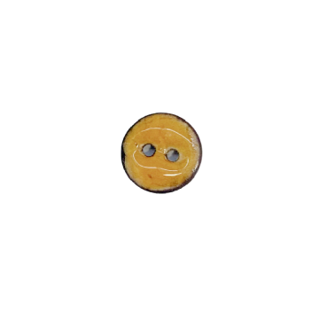 Knoop Glans Ocher - 11mm