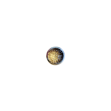Knoop Sparkle Caramel - 13mm
