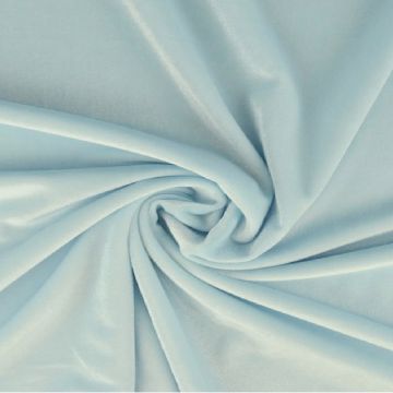 Lycra Velours 05 - Licht Blauw