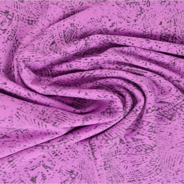 Lycra - Grey Aztec Print on Lilac