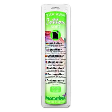 Madeira - Cotton Soft tear-away 0.3x10m - zwart