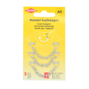 Mantelhanger 3 stuks - Silver