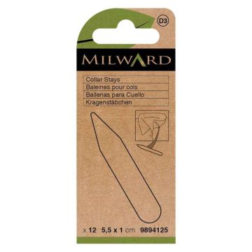 Milward - Kraagbaleinen Transparant - 12st