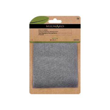 Milward - Reparatiedoek Opstrijkbaar 24x9cm - Mouse Grey