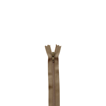 ykk nylon rits 15cm - 563 - Taupe