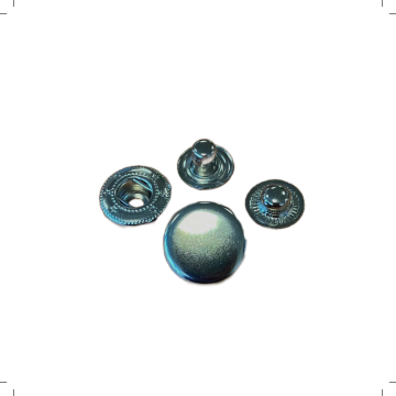 Metalen Drukknoop 20mm-Old Silver
