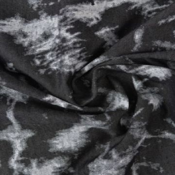 Chambray - White Tie Dye on Black
