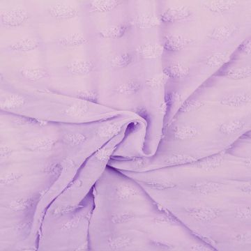 Chiffon Dots - Lilac