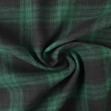 Flanel Ruiten - Dark Green/Black