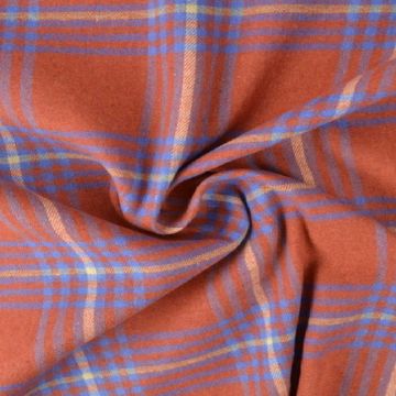 Flanel Ruiten - Lavender Blue/Rusty