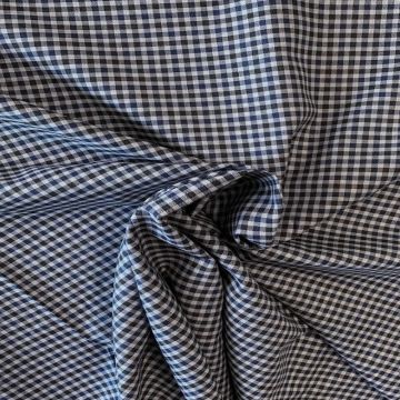 Blousestof - Dark Blue/Antraciet/Light Grey