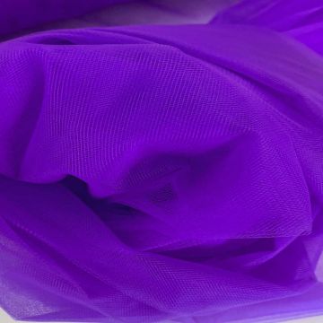 Brandvertragende Tule - 300cm - Purple