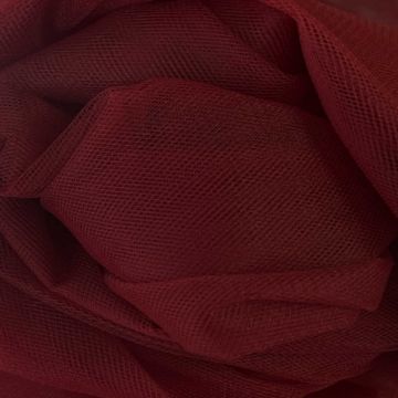 Brandvertragende Tule - 300cm - Dark Bordeaux