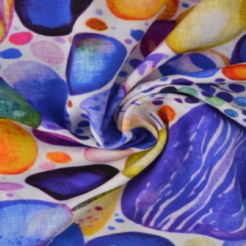 Viscose - Gemstones Purple/Blue