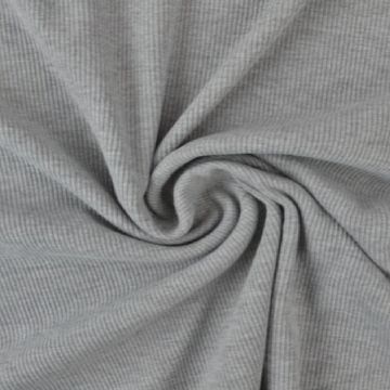 Rib Jersey - metal Grey