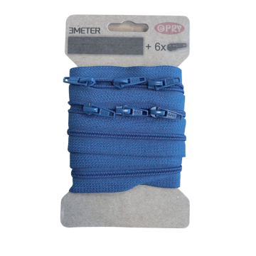 Opry Spiraal Rits 3m - Steelblue