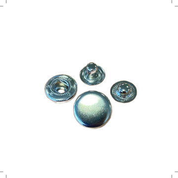 Metalen Drukknoop 20mm-Silver