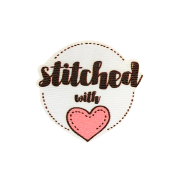 Applicatie Stiched With - Plakbaar