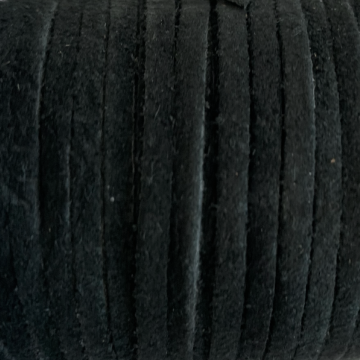 Suede Koord 3mm - Black