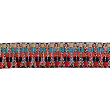 Luxe Tassenband 38mm -Ibiza Zigzag - Colors