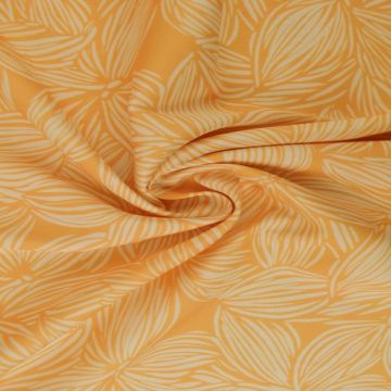 Striped Flowers - yellow/white