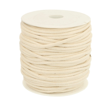 Wax Koord 4 mm - Champagne