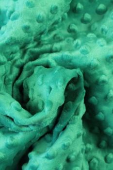 Minky Fleece Dots - Turquoise 