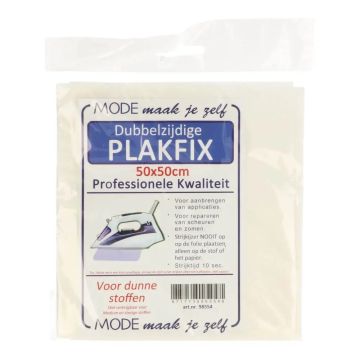 Plakfix dubbelzijdig - Fijn - 50x50cm