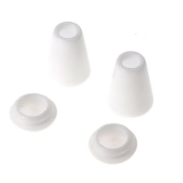 Bohin - Koordeind groot - 13,5x22x5mm wit