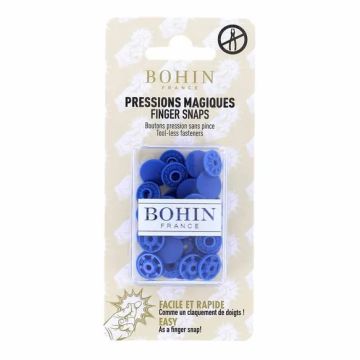 Bohin - Magische drukknopen 13mm - Royal Blue