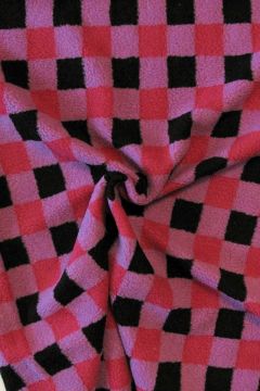 Teddy Borg - Lilac/Pink/Black Squares