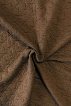 Relief Jersey - Ruit Groot - Mokka