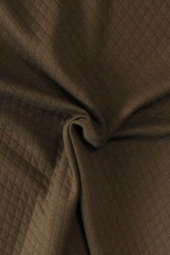 Relief Jersey - Ruitje - Mokka