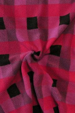 Teddy Borg - Pink/Red/Black Big Squares