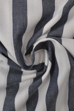 Katoen - Strepen XL 21mm - Navy
