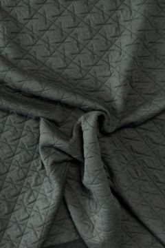 Relief Jersey - Ruit Groot - Donkergrijs