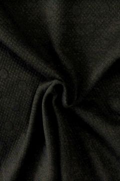 Relief Jersey - Ruit en Stip - Zwart