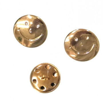 Knoop - Smiley Gold - 22mm