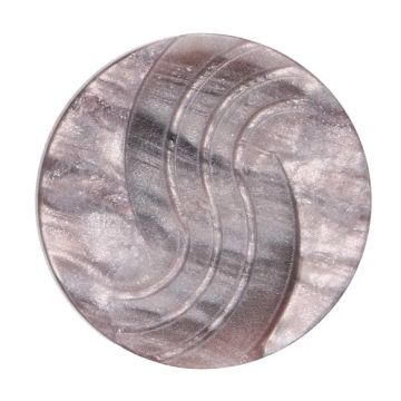 Knoop Milward - dot wave lavendel 27mm - 4 stuks