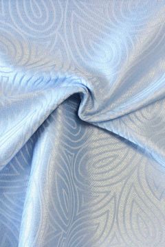 jacquard gobelin - Light Blue Leaves