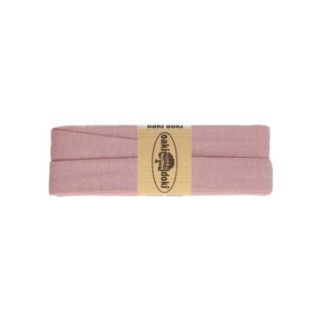 Oaki Doki Tricot Biaisband - Donker Oud Roze 131