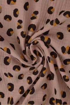 Hydrofiel - Leopard Spots - Dark Old Pink