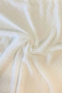 Chiffon Dots - Off White